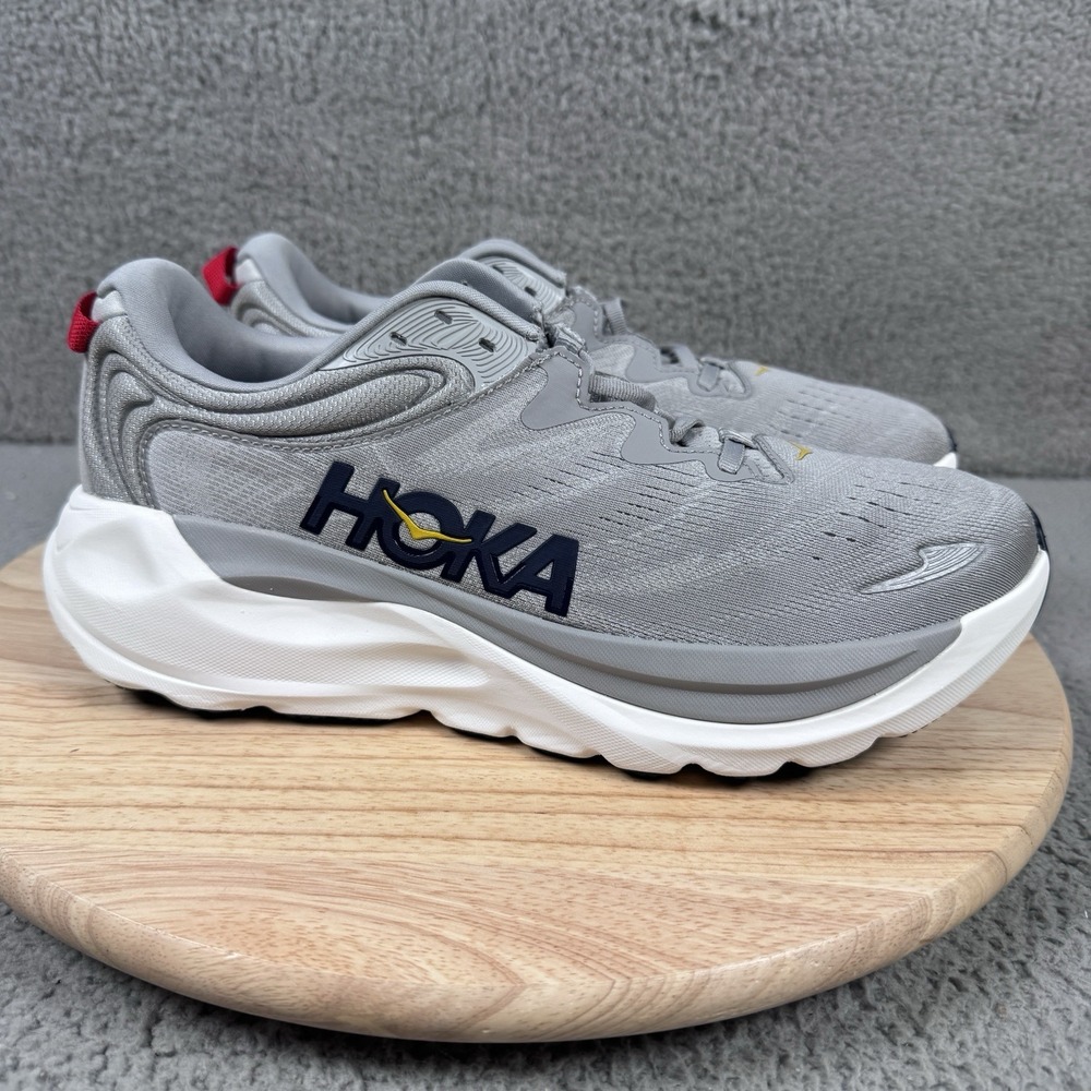 Hoka One One Gaviota 6 Mens Size 10 D Gray Road Running Shoes 1171932 STLLR